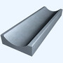 Лоток водоотводный бетонный Серый 500х158х40/65 мм
