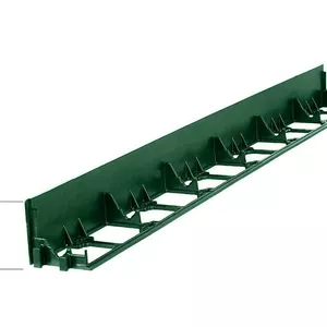 Пластиковый бордюр «Метровый» 78 мм, зеленый