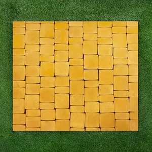 Тротуарная плитка Классика жёлтая