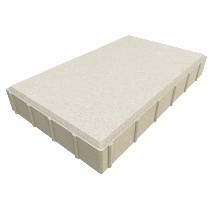 Плитка Плита Белая на белом цементе